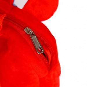 Рюкзак детский плюшевый «Счастливого Нового года» Зайка, 22?17 см