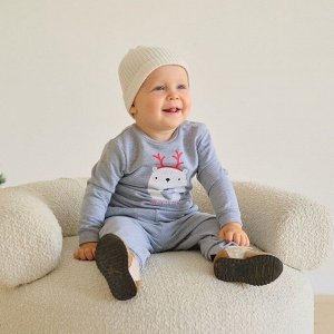 Комплект: джемпер и брюки Крошка Я "Merry Xmas".