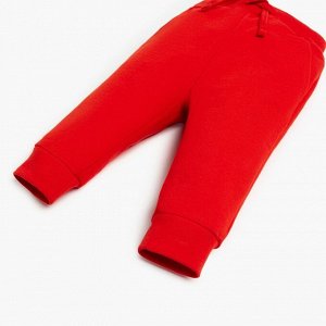 Комплект: джемпер и брюки Крошка Я «Новогодние зверята», рост, цвет красный/белый