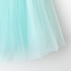 Платье для девочки с, крылышками KAFTAN 30 (98-104 см), цвет бирюзово-голубой