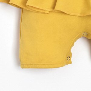 Боди-платье детское MINAKU, цвет жёлтый, рост