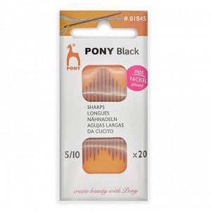 Иглы ручные для шитья BLACK PONY