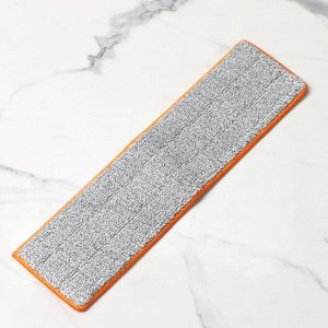 Насадка для швабры с отжимом Raccoon, карманы с двух сторон, микрофибра, 42x11.5 см