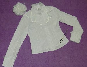 Блузка белая школьная