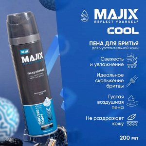 Majix для мужчин Пена для бритья Cool 200мл