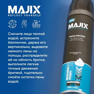 Majix для мужчин Пена для бритья Cool 200мл