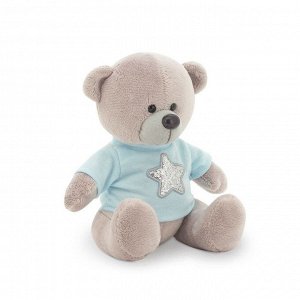 Мягкая игрушка «Медведь Топтыжкин», звезда, цвет серый, 17 см
