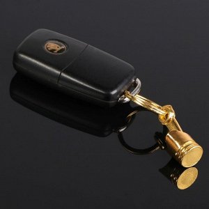 Брелок для ключей автомобиля Cartage, поршень, золотистый
