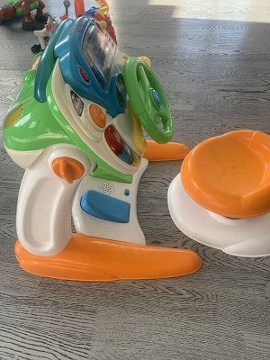 Руль с педалями игровой