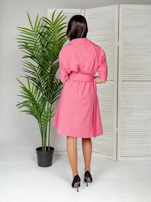Платье 201 "Гольяно", фламинго