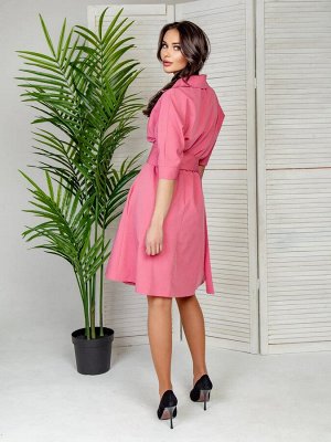 Платье 201 "Гольяно", фламинго