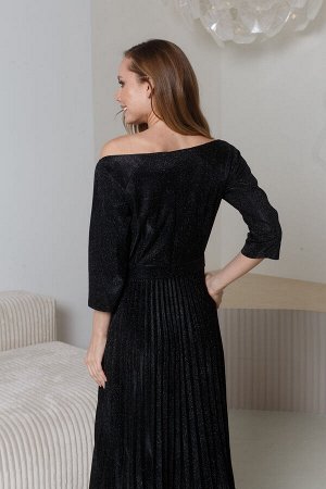 Платье 773 "Люрекс", черный