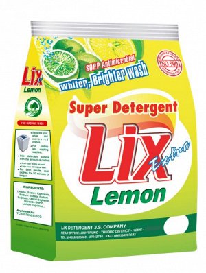 Стиральный порошок LIX Лимон 65г