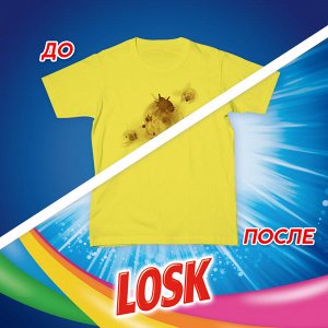 Средство для стирки ЛОСК Color для цветного, стиральный порошок 450г (3 стирки)