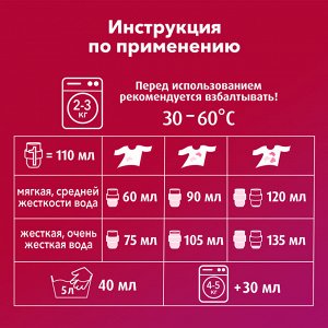 ЛАСКА Гель для стирки Магия Цвета /1000