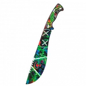 Деревянный нож мачете «Граффити», 65 см