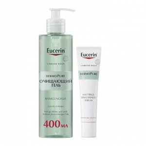 Эуцерин Набор против акне: сыворотка 40 мл + гель 400 мл (Eucerin, DermoPure)