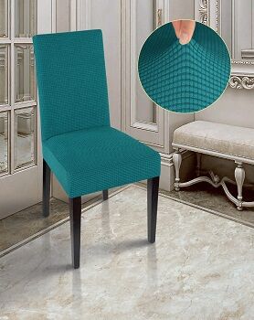 Чехол для стула "Комфорт", цвет бирюзовый