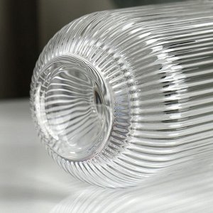 Стакан стеклянный Magistro «Грани», 260 мл, 7,5x9,5 см, круглое дно, цвет прозрачный