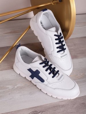 Мега модные мужские кроссовки/ Белые кеды (1011-53-00 Белый)