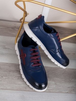 Мужские кроссовки модные, легкие и практичные (1011-53-00 Темно-синий)