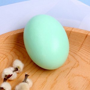 Деревянное яйцо для Декора "Зеленый" 6,1х4,6х4,6см.