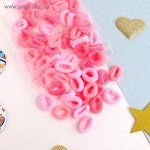 Резинка для волос &quot;Махрушка&quot; (набор 72 шт) 1,5 см, розовые оттенки 4559518