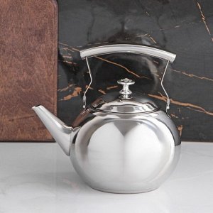 Чайник «Жуан», 1,3 л, металлическое сито, цвет хромированный