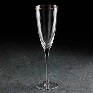 Бокал для шампанского «Орион», 300 мл, 7x26 см, цвет прозрачный