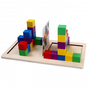 Развивающая игра «Двойная битва» в наборе 40 кубиков, 36 карточек