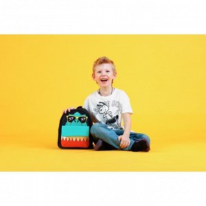 Рюкзак детский текстильный, с карманом «Динозавр», 27?23?10 см