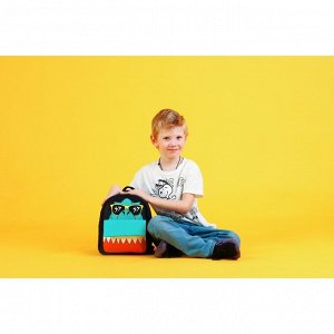 Рюкзак детский текстильный, с карманом «Динозавр», 27?23?10 см