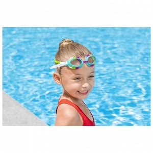 Очки для плавания Summer Swirl Goggles, цвет МИКС, 21099