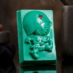 Фигурное мыло &quot;Солдатик&quot; зеленый, 108гр