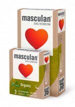 Презервативы masculan ORGANIC № 3 утонченные, 18,5 см, 5.3 см, 3 шт.