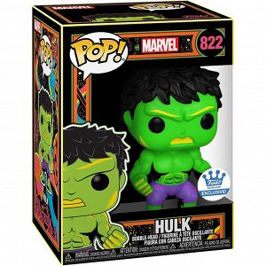 Фигурка Funko POP! Халк - Marvel HULK Black Light 822 AUTHENTIC Funko Shop Exclusive 55311