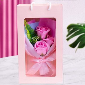 Мыльная роза в подарочной упаковке