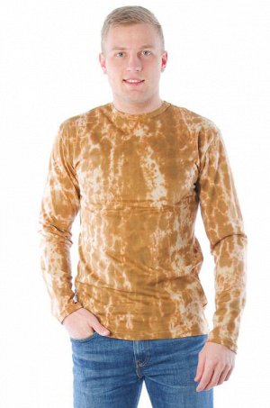 Футболка "Батик", длинный рукав (песочный)