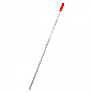 Ручка для держателя мопов, 140 см, d=23,5 мм, анодированный алюминий, красный