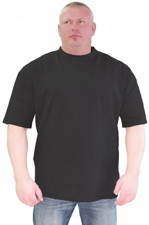 Футболка из пике, 5xl (чёрный)