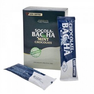 Какао растворимый с мятой Socola Bac ha (12 пак.* 20 г) ТМ Ban Coffee