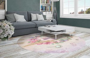 Design Studio 3D Коврик велюровый «Мечтающая Рапунцель»