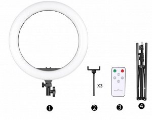 Кольцевая светодиодная лампа RGB LED MJ36 36 см