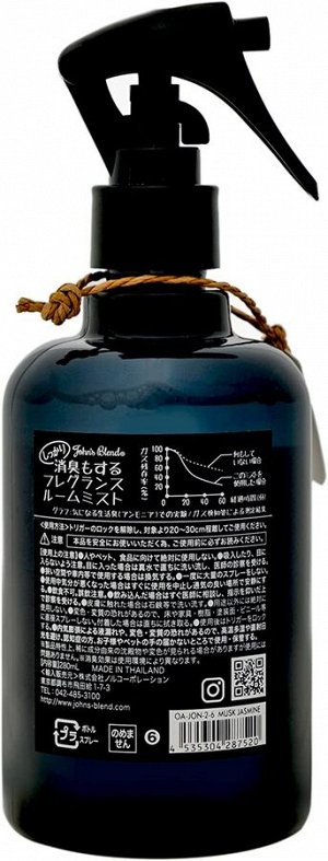JOHN&#039;S BLEND Room Mist Red Wine - освежающий аромат для помещений с красным вином
