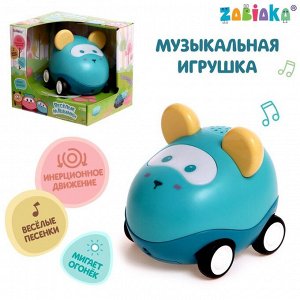 Музыкальная игрушка «Весёлые машинки», свет, цвет зелёный