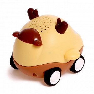 Музыкальная игрушка «Весёлые машинки», звук, свет, жёлтый