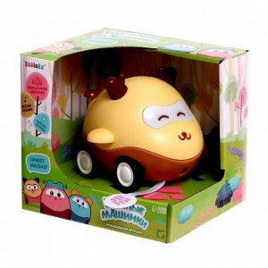 Музыкальная игрушка «Весёлые машинки», звук, свет, жёлтый