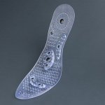 Стельки для обуви, универсальные, с магнитами, массажные, дышащие, силиконовые, 39-42 р-р, (1 пара)