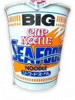 NISSIN CUP NOODLE SEAFOOD BIG Лапша c морепродуктами большая 104 г.,