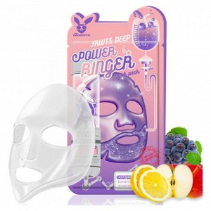 Elizavecca Тканевая маска для лица с экстрактами фруктов, Power Ringer Mask Pack Fruits Deep 23 мл.